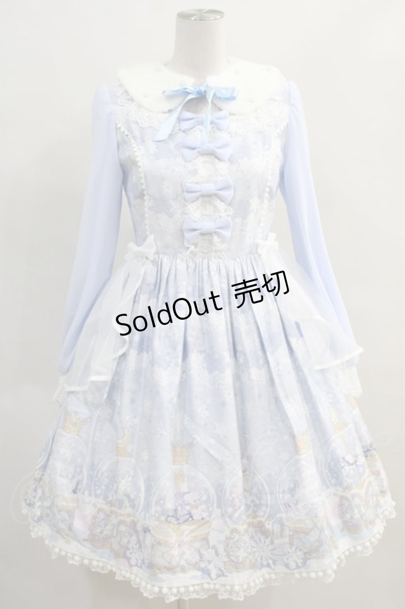 画像1: Angelic Pretty / Sugar Dream Domeワンピース Free サックス H-24-01-20-007-AP-OP-NS-ZH (1)