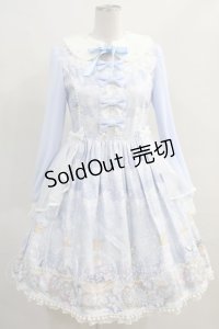Angelic Pretty / Sugar Dream Domeワンピース Free サックス H-24-01-20-007-AP-OP-NS-ZH