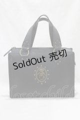 Jean Paul GAULTIER / テディベアカメオハンドバッグ  黒 H-24-02-03-1012-GO-BG-KB-ZH