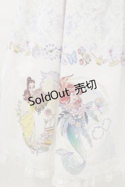 画像4: metamorphose / 【プラスサイズ】Disney princessジャンパースカートセット プラスサイズ オフ白 H-24-02-04-1058-ME-OP-NS-ZH