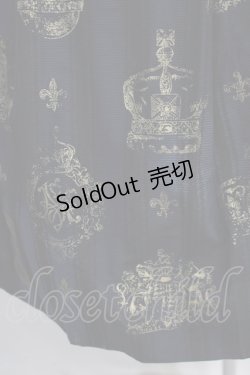 画像4: Jane Marple / ロイヤルストライプのスクエアドレス M ネイビー H-24-02-07-1015-JM-OP-SK-ZT096