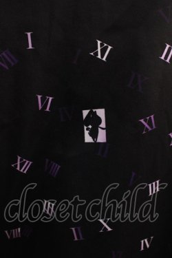 画像4: NieR Clothing / 総柄ZIPパーカー  黒×紫 H-24-02-08-034-PU-TO-KB-ZT179