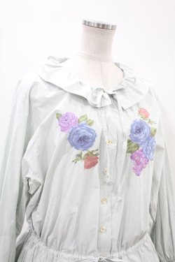 画像4: Jane Marple Dans Le Saｌon / Jardin Des Fleurs Embroideryドレス  ミント H-24-02-16-1026-JM-OP-KB-ZH