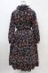 画像2: Jane Marple Dans Le Saｌon / Flowers of Jouy layered dress  ネイビー H-24-02-16-1011-JM-OP-KB-ZH (2)