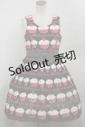 Shirley Temple / カップケーキジャンパースカート 150 黒 H-24-02-16-2012-ET-OP-KB-ZH
