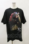 HEIHEI / 『E.T.』コラボTシャツ E Free ブラック H-24-02-17-017-PU-TO-NS-ZH