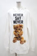 MILKBOY / NEVER SAY NEVER HOODIE  白 H-24-02-18-1052-MB-TO-KB-ZH