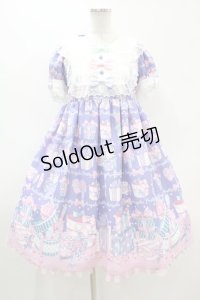 Angelic Pretty / ラッピングハートワンピース(2020) Free ブルー H-24-02-22-1011-AP-OP-NS-ZH