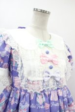 画像4: Angelic Pretty / ラッピングハートワンピース(2020) Free ブルー H-24-02-22-1011-AP-OP-NS-ZH (4)