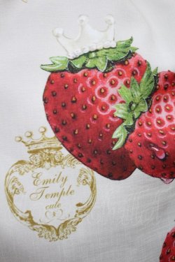 画像4: Emily Temple cute / Creamy Strawberryノースリーブワンピース  ライトグレー H-24-02-23-1004-ET-OP-KB-ZH