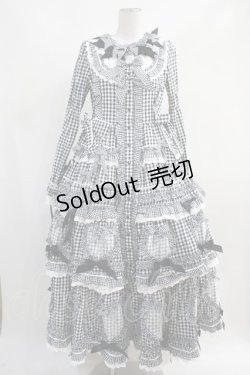 画像1: BABY,THE STARS SHINE BRIGHT / Sweet Gingham Dollロングワンピース H-24-02-25-033-BA-OP-NS-ZH