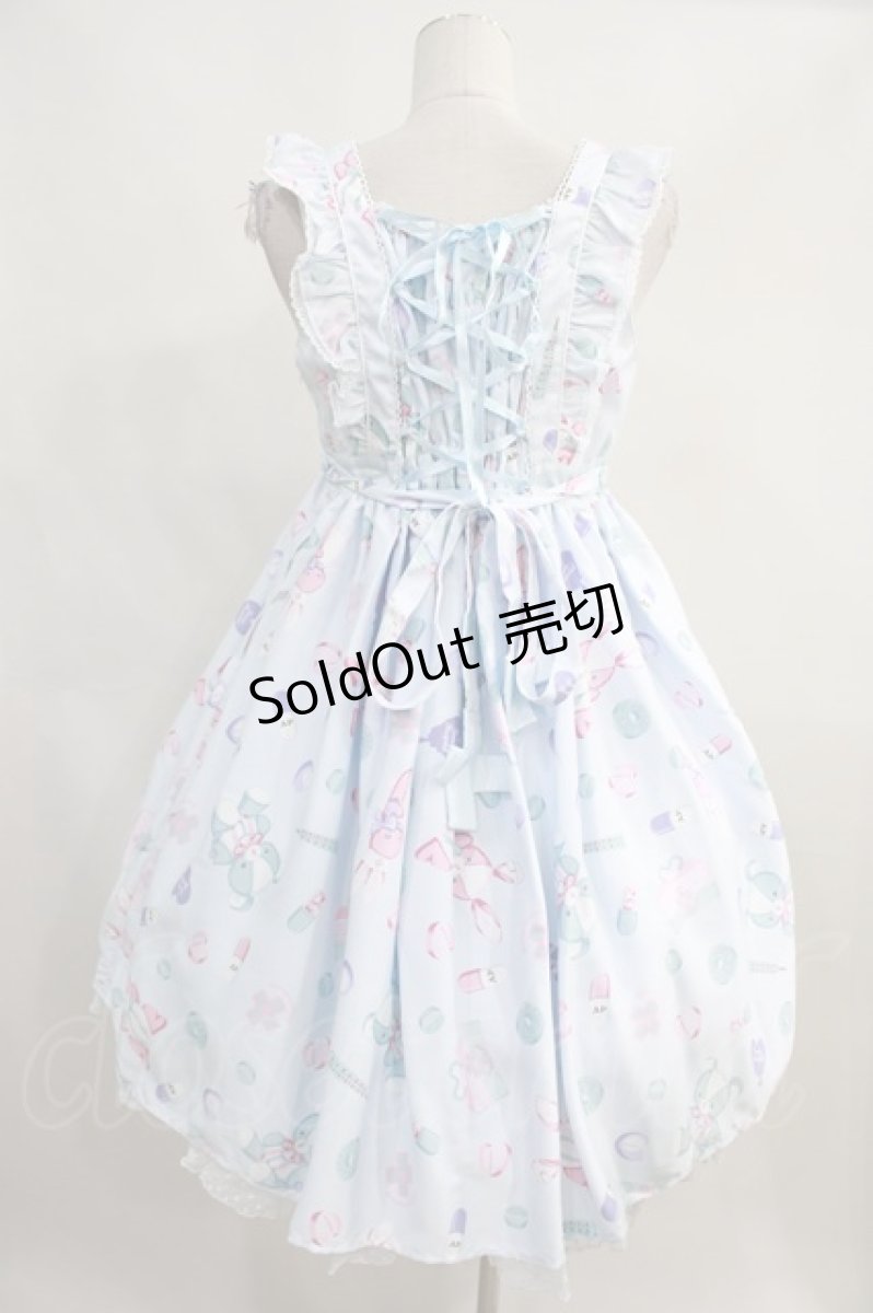 画像2: Angelic Pretty / Fancyホスピタルジャンパースカート H-24-02-25-038-AP-OP-NS-ZH (2)