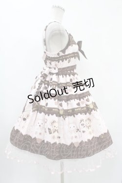 画像3: BABY,THE STARS SHINE BRIGHT / Meijiミルクチョコレート くみゃちゃん柄チュールジャンパースカート free ピンク H-24-02-25-1028-BA-OP-NS-ZH