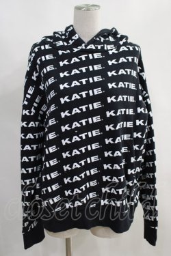 画像1: Katie / KATIE LOGO FAB BIG HOODIE  黒 H-24-02-26-061-LO-TO-KB-ZH