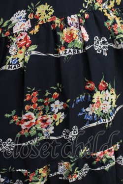 画像4: Jane Marple / Jubilee flowersミニドレス  ブラック H-24-02-26-020-JM-OP-KB-ZH