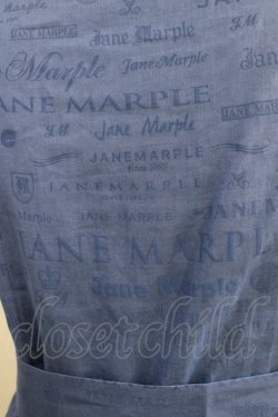 画像4: Jane Marple / Sheer logosスクエアドレス  ブルー H-24-02-26-022-JM-OP-KB-ZH