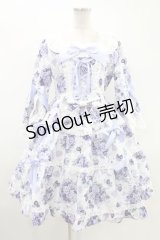 BABY,THE STARS SHINE BRIGHT / シュガーブーケ〜永遠の乙女の憧れ〜柄姫袖ワンピース H-24-02-27-1053-BA-OP-NS-ZH
