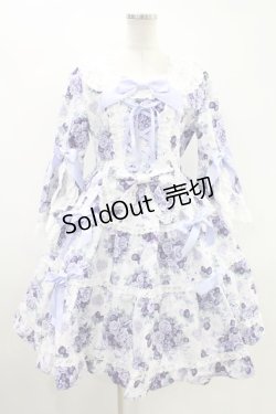 画像1: BABY,THE STARS SHINE BRIGHT / シュガーブーケ〜永遠の乙女の憧れ〜柄姫袖ワンピース H-24-02-27-1053-BA-OP-NS-ZH