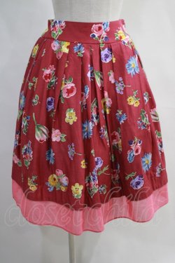 画像1: Jane Marple / Flower marketタックスカート Free ローズ H-24-03-05-020-JM-SK-NS-ZH