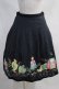 画像1: Jane Marple / Candy Dollデコパージュスカート M ブラック H-24-03-05-022-JM-SK-SK-ZH (1)