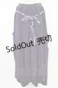 Qutie Frash / 袴パンツ  黒×紫 H-24-03-09-061-QU-PA-KB-ZT202