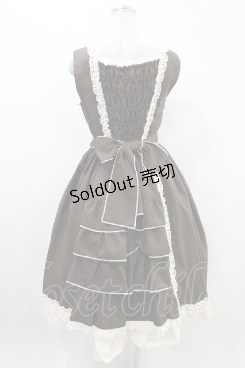 画像2: Innocent World / リバイバルクラシカルリボンジャンパースカート H-24-03-10-038-IW-OP-NS-ZH (2)