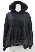 Candy Stripper / TULLE TIERED HOODIE H-24-03-10-067-PU-TO-NS-ZH