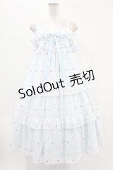 Angelic Pretty / Candy Petit Heartジャンパースカート Free サックス H-24-03-12-1054-AP-OP-NS-ZH