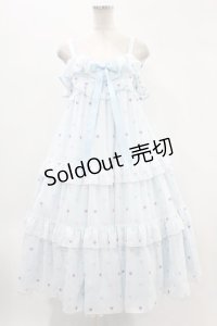 Angelic Pretty / Candy Petit Heartジャンパースカート Free サックス H-24-03-12-1054-AP-OP-NS-ZH
