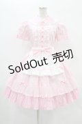 Angelic Pretty / Stripe Girly Cafe Set Free ピンク H-24-03-13-015-AP-OP-NS-ZH