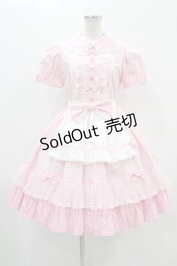 画像1: Angelic Pretty / Stripe Girly Cafe Set Free ピンク H-24-03-13-015-AP-OP-NS-ZH