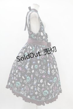 画像3: metamorphose / 【プラスサイズ】Disney villainsジャンパースカートセット プラスサイズ ブラック H-24-03-15-1023-ME-OP-NS-ZH