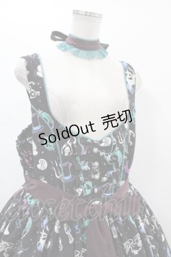 画像4: metamorphose / 【プラスサイズ】Disney villainsジャンパースカートセット プラスサイズ ブラック H-24-03-15-1023-ME-OP-NS-ZH