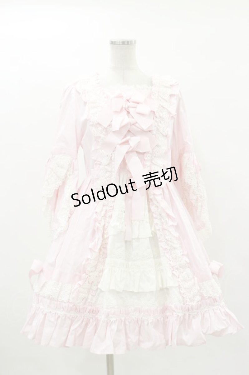 画像1: BABY,THE STARS SHINE BRIGHT / ローブ・ア・ラ・フランセーズ+ヘッドドレスセット M ピンク H-24-03-16-1030-BA-OP-NS-ZH (1)