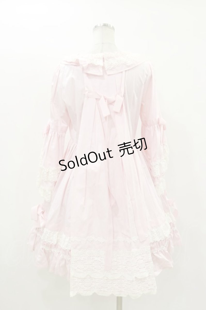 画像2: BABY,THE STARS SHINE BRIGHT / ローブ・ア・ラ・フランセーズ+ヘッドドレスセット M ピンク H-24-03-16-1030-BA-OP-NS-ZH (2)