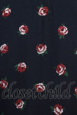 画像4: Jane Marple Dans Le Saｌon / British rose Agathaドレス  ブラック H-24-03-17-014-JM-OP-KB-ZH