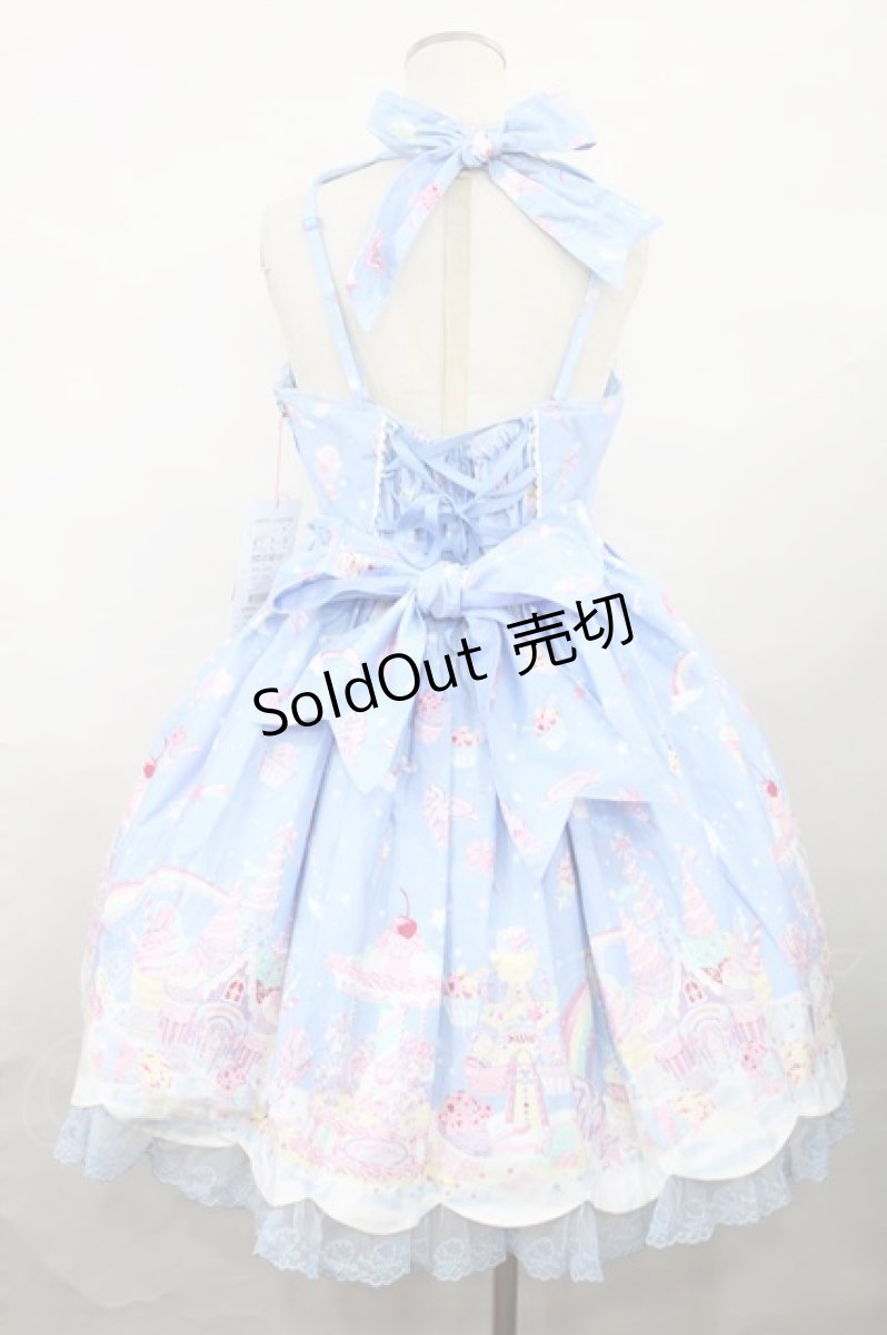 画像3: Angelic Pretty / MilkyPlanetジャンパースカートSet Free サックス H-24-03-21-1019-AP-OP-NS-ZH (3)