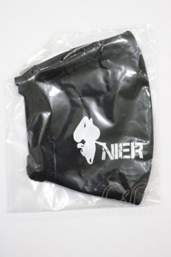 画像1: NieR Clothing / NieR Cotton Mask  黒 H-24-03-23-070-PU-ZA-KB-ZT305