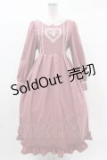 Maria pipi / Embroidered dress Free ピンク H-24-03-26-1021-EL-OP-NS-ZH