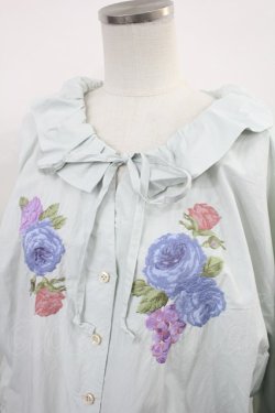 画像4: Jane Marple Dans Le Saｌon / Jardin Des Fleurs Embroideryドレス  ミント H-24-03-29-020-JM-OP-KB-ZH