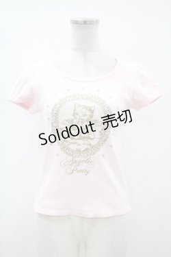 画像1: Angelic Pretty / MilkyCross　Tシャツ Free ピンク H-24-04-01-060-AP-TS-NS-ZH