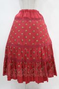 Jane Marple Dans Le Saｌon / Granny’s buttons tiered skirt  ローズ H-24-04-01-1029-JM-SK-KB-ZH