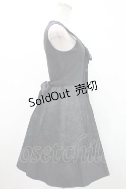 画像3: Moi-meme-Moitie / ロココプリントジャンパースカート  ブラック H-24-04-03-1028-MO-OP-KB-ZH