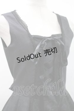 画像4: Moi-meme-Moitie / ロココプリントジャンパースカート  ブラック H-24-04-03-1028-MO-OP-KB-ZH