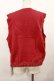 画像2: LA POMME PETIT / Mini Ribbon Knit Vest Free レッド H-24-04-03-030-LO-TO-NS-ZH (2)