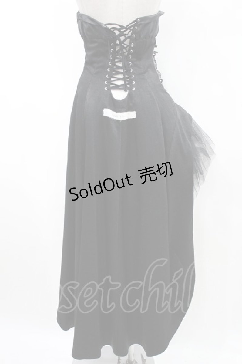 画像2: alice auaa / ハードチュールベアワンピース 3（約9号） 黒 H-24-04-05-2020-AA-OP-KB-ZH (2)