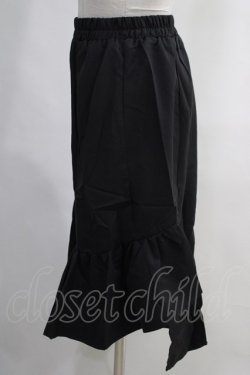画像2: NieR Clothing / ASYMMETRY BLACK SKIRT  黒 H-24-04-06-012-PU-SK-KB-ZH