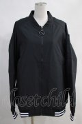 NieR Clothing /OUSON JACKET  黒×白 H-24-04-06-017-PU-JA-KB-ZT205