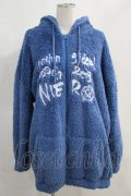 NieR Clothing / 軽軽量×防寒ふわもこBIG ZIP OUTER  くすみブルー H-24-04-06-022-PU-CO-KB-ZTC044