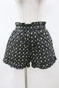Candy Stripper / TINY ROSE QUILTING SHORTS 2 ブラック H-24-04-09-1043-PU-PA-KB-ZT203